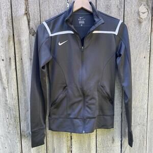 Nike Dri-Fit Black XS Full-Zip Track Jacket